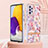 Silicone Candy Rubber Gel Fashionable Pattern Soft Case Cover Y06B for Samsung Galaxy A72 4G