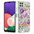 Silicone Candy Rubber Gel Fashionable Pattern Soft Case Cover Y06B for Samsung Galaxy F42 5G Clove Purple