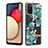 Silicone Candy Rubber Gel Fashionable Pattern Soft Case Cover Y06B for Samsung Galaxy M02s