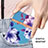 Silicone Candy Rubber Gel Fashionable Pattern Soft Case Cover Y06B for Samsung Galaxy M12