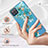 Silicone Candy Rubber Gel Fashionable Pattern Soft Case Cover Y06B for Samsung Galaxy M12