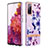 Silicone Candy Rubber Gel Fashionable Pattern Soft Case Cover Y06B for Samsung Galaxy S20 FE 4G Purple