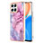 Silicone Candy Rubber Gel Fashionable Pattern Soft Case Cover Y07B for Huawei Honor X8 4G Clove Purple