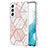 Silicone Candy Rubber Gel Fashionable Pattern Soft Case Cover Y08B for Samsung Galaxy S21 Plus 5G