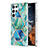 Silicone Candy Rubber Gel Fashionable Pattern Soft Case Cover Y08B for Samsung Galaxy S22 Ultra 5G Green