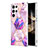 Silicone Candy Rubber Gel Fashionable Pattern Soft Case Cover Y08B for Samsung Galaxy S24 Ultra 5G