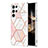 Silicone Candy Rubber Gel Fashionable Pattern Soft Case Cover Y08B for Samsung Galaxy S24 Ultra 5G