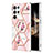 Silicone Candy Rubber Gel Fashionable Pattern Soft Case Cover Y09B for Samsung Galaxy S24 Ultra 5G Pink