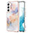 Silicone Candy Rubber Gel Fashionable Pattern Soft Case Cover Y10B for Samsung Galaxy S21 FE 5G