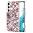 Silicone Candy Rubber Gel Fashionable Pattern Soft Case Cover Y10B for Samsung Galaxy S22 5G