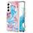 Silicone Candy Rubber Gel Fashionable Pattern Soft Case Cover Y10B for Samsung Galaxy S22 5G