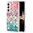 Silicone Candy Rubber Gel Fashionable Pattern Soft Case Cover Y10B for Samsung Galaxy S24 5G