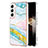 Silicone Candy Rubber Gel Fashionable Pattern Soft Case Cover Y11B for Samsung Galaxy S24 5G