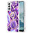 Silicone Candy Rubber Gel Fashionable Pattern Soft Case Cover Y13B for Samsung Galaxy S21 5G