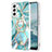 Silicone Candy Rubber Gel Fashionable Pattern Soft Case Cover Y13B for Samsung Galaxy S21 FE 5G