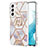 Silicone Candy Rubber Gel Fashionable Pattern Soft Case Cover Y14B for Samsung Galaxy S21 5G