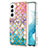 Silicone Candy Rubber Gel Fashionable Pattern Soft Case Cover Y15B for Samsung Galaxy S21 FE 5G