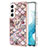 Silicone Candy Rubber Gel Fashionable Pattern Soft Case Cover Y15B for Samsung Galaxy S21 FE 5G