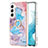 Silicone Candy Rubber Gel Fashionable Pattern Soft Case Cover Y15B for Samsung Galaxy S21 FE 5G