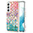 Silicone Candy Rubber Gel Fashionable Pattern Soft Case Cover Y15B for Samsung Galaxy S21 FE 5G Mixed