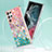 Silicone Candy Rubber Gel Fashionable Pattern Soft Case Cover Y15B for Samsung Galaxy S22 Ultra 5G