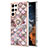 Silicone Candy Rubber Gel Fashionable Pattern Soft Case Cover Y15B for Samsung Galaxy S22 Ultra 5G