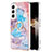 Silicone Candy Rubber Gel Fashionable Pattern Soft Case Cover Y15B for Samsung Galaxy S24 5G