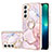 Silicone Candy Rubber Gel Fashionable Pattern Soft Case Cover Y16B for Samsung Galaxy S21 FE 5G Pink