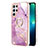 Silicone Candy Rubber Gel Fashionable Pattern Soft Case Cover Y16B for Samsung Galaxy S21 Ultra 5G