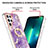 Silicone Candy Rubber Gel Fashionable Pattern Soft Case Cover Y16B for Samsung Galaxy S21 Ultra 5G