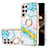 Silicone Candy Rubber Gel Fashionable Pattern Soft Case Cover Y16B for Samsung Galaxy S24 Ultra 5G