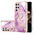 Silicone Candy Rubber Gel Fashionable Pattern Soft Case Cover Y16B for Samsung Galaxy S24 Ultra 5G