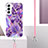 Silicone Candy Rubber Gel Fashionable Pattern Soft Case Cover Y18B for Samsung Galaxy S21 5G