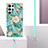 Silicone Candy Rubber Gel Fashionable Pattern Soft Case Cover Y19B for Samsung Galaxy S21 Ultra 5G