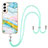 Silicone Candy Rubber Gel Fashionable Pattern Soft Case Cover Y21B for Samsung Galaxy S22 5G