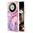 Silicone Candy Rubber Gel Fashionable Pattern Soft Case Cover YB1 for Huawei Mate 60 Pink