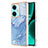 Silicone Candy Rubber Gel Fashionable Pattern Soft Case Cover YB1 for OnePlus Nord CE 3 5G Blue