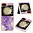 Silicone Candy Rubber Gel Fashionable Pattern Soft Case Cover YB1 for Samsung Galaxy Z Flip5 5G Purple