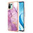 Silicone Candy Rubber Gel Fashionable Pattern Soft Case Cover YB1 for Xiaomi Mi 11 Lite 4G Clove Purple