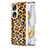 Silicone Candy Rubber Gel Fashionable Pattern Soft Case Cover YB2 for Huawei Honor 90 5G Brown