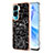 Silicone Candy Rubber Gel Fashionable Pattern Soft Case Cover YB2 for Huawei Honor 90 Lite 5G Black