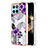 Silicone Candy Rubber Gel Fashionable Pattern Soft Case Cover YB3 for Huawei Honor X8b Purple