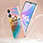 Silicone Candy Rubber Gel Fashionable Pattern Soft Case Cover YB3 for Oppo A58 5G