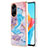 Silicone Candy Rubber Gel Fashionable Pattern Soft Case Cover YB3 for Oppo A98 5G