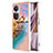 Silicone Candy Rubber Gel Fashionable Pattern Soft Case Cover YB3 for Oppo Reno10 5G