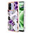 Silicone Candy Rubber Gel Fashionable Pattern Soft Case Cover YB3 for Xiaomi Poco C55 Purple