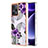 Silicone Candy Rubber Gel Fashionable Pattern Soft Case Cover YB3 for Xiaomi Poco F5 5G Purple