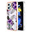 Silicone Candy Rubber Gel Fashionable Pattern Soft Case Cover YB3 for Xiaomi Poco X4 GT 5G Purple