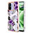 Silicone Candy Rubber Gel Fashionable Pattern Soft Case Cover YB3 for Xiaomi Redmi 11A 4G Purple