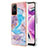 Silicone Candy Rubber Gel Fashionable Pattern Soft Case Cover YB3 for Xiaomi Redmi Note 12S Blue